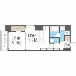 谷町四丁目駅 徒歩3分 2階の物件間取画像